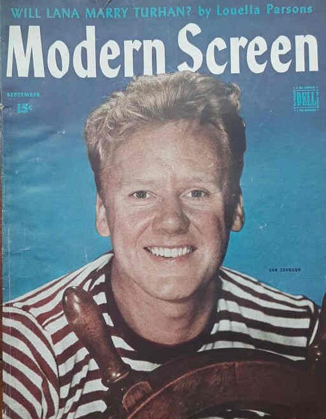 MODERN SCREEN magazine cover Issue 178 September 1945